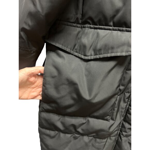 Everlane Black The Long Puffer Jacket Parka - Picture 8 of 13